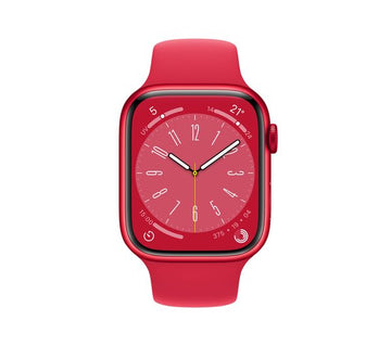 Apple Watch Series 8 GPS - (PRODUCT)RED with (PRODUCT)RED Sports Band, 45 mm - Pristine